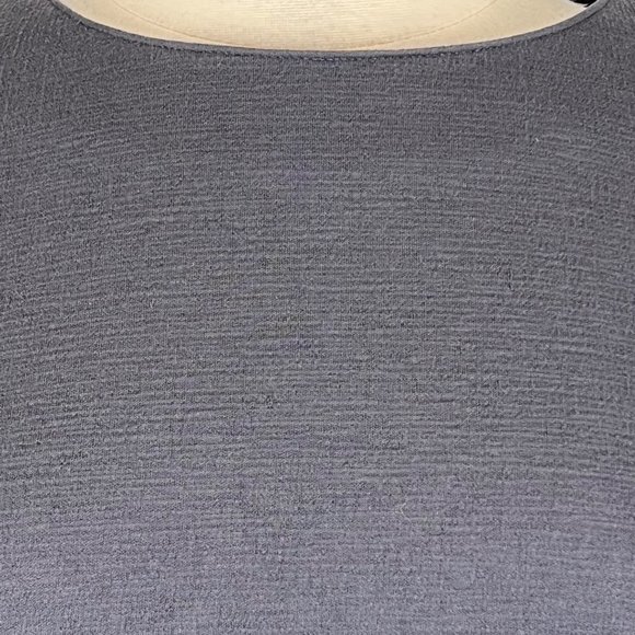 Peserico Steel Blue Short Sleeve A Line Dress size Small - Picture 12 of 16